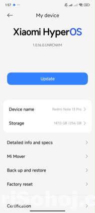 Xiomi redmi note 13 pro(5g)